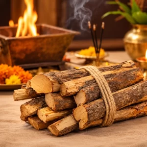Palash Wood: Traditional Samidha for Vedic Yajna